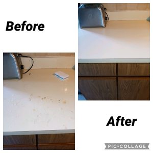 kitchen cleaning before after
