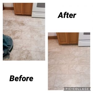 tile cleaning before after